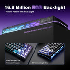 YUNZII AL65 65% Mechanical Keyboard (Black) (Milk V2 Switch)