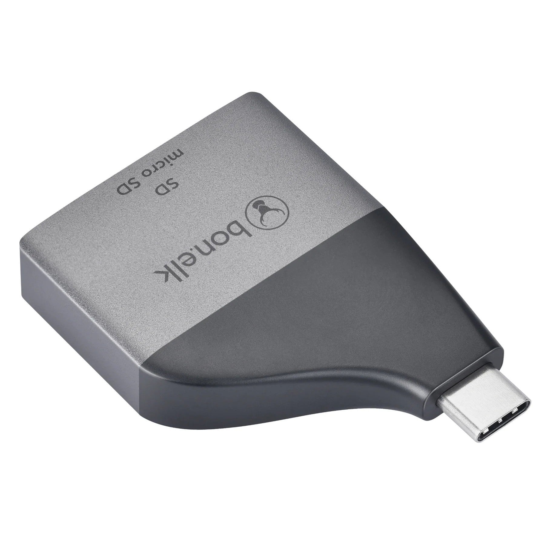 Bonelk USB-C to MicroSD/SD Adapter (Space Grey) 