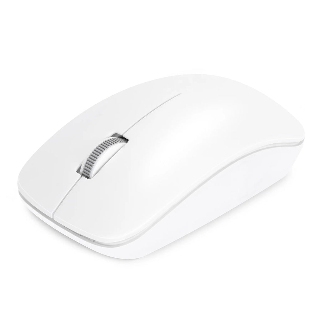 Bonelk KM-314 Slim Wireless Keyboard and Mouse Combo (White)