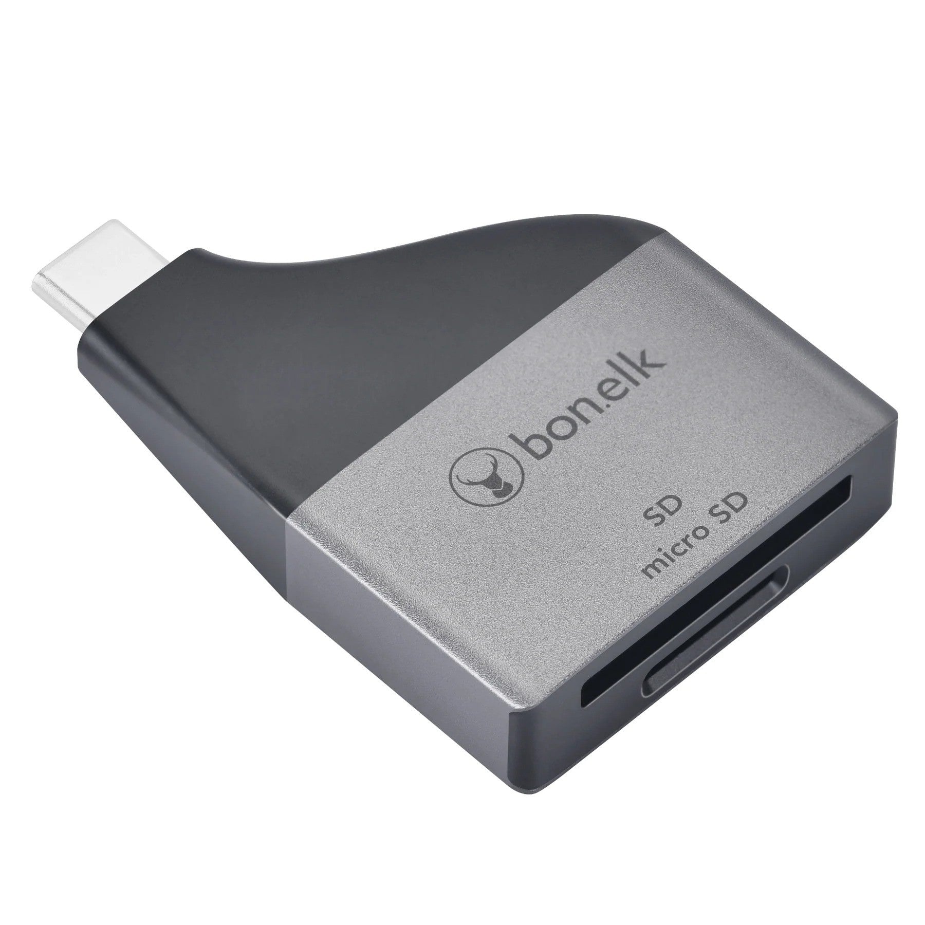 Bonelk USB-C to MicroSD/SD Adapter (Space Grey) 