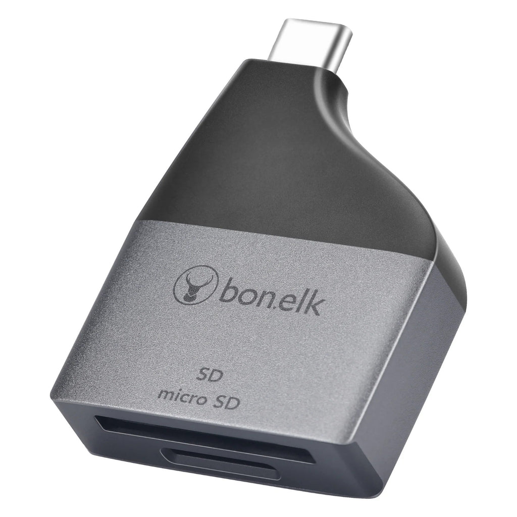 Bonelk USB-C to MicroSD/SD Adapter (Space Grey) 
