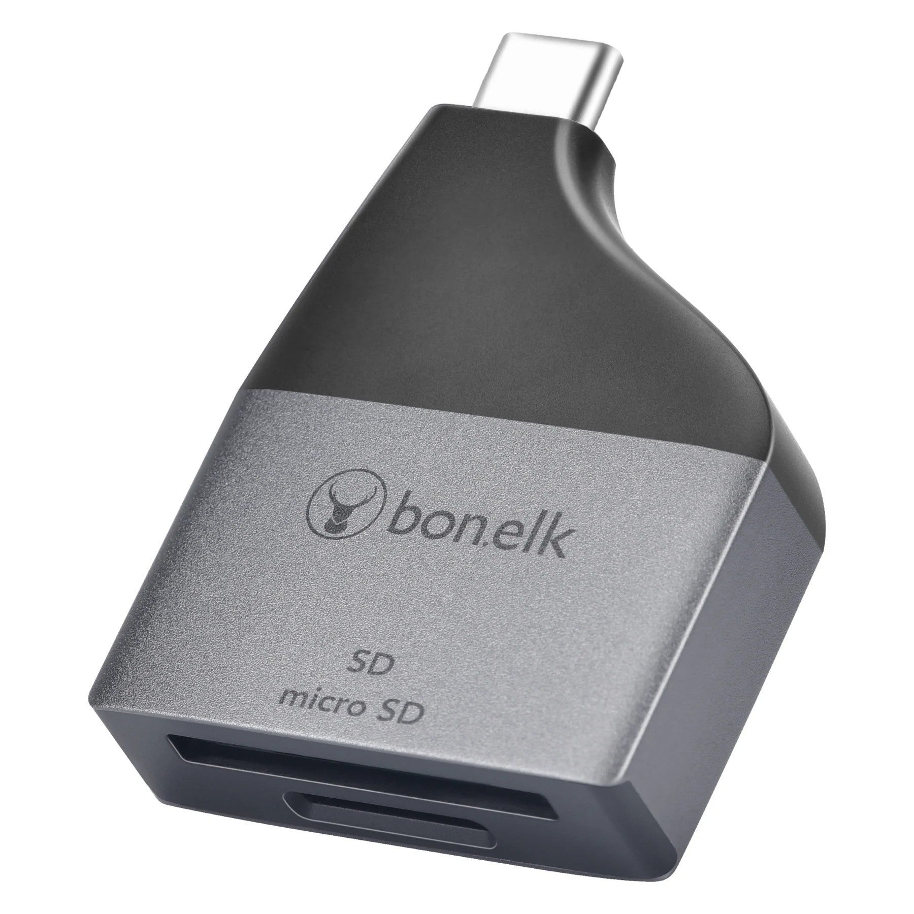 Bonelk USB-C to MicroSD/SD Adapter (Space Grey) 