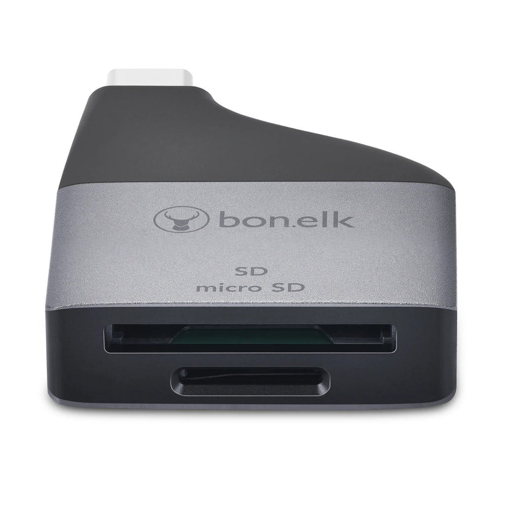 Bonelk USB-C to MicroSD/SD Adapter (Space Grey) 