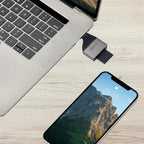 Bonelk USB-C to MicroSD/SD Adapter (Space Grey) 