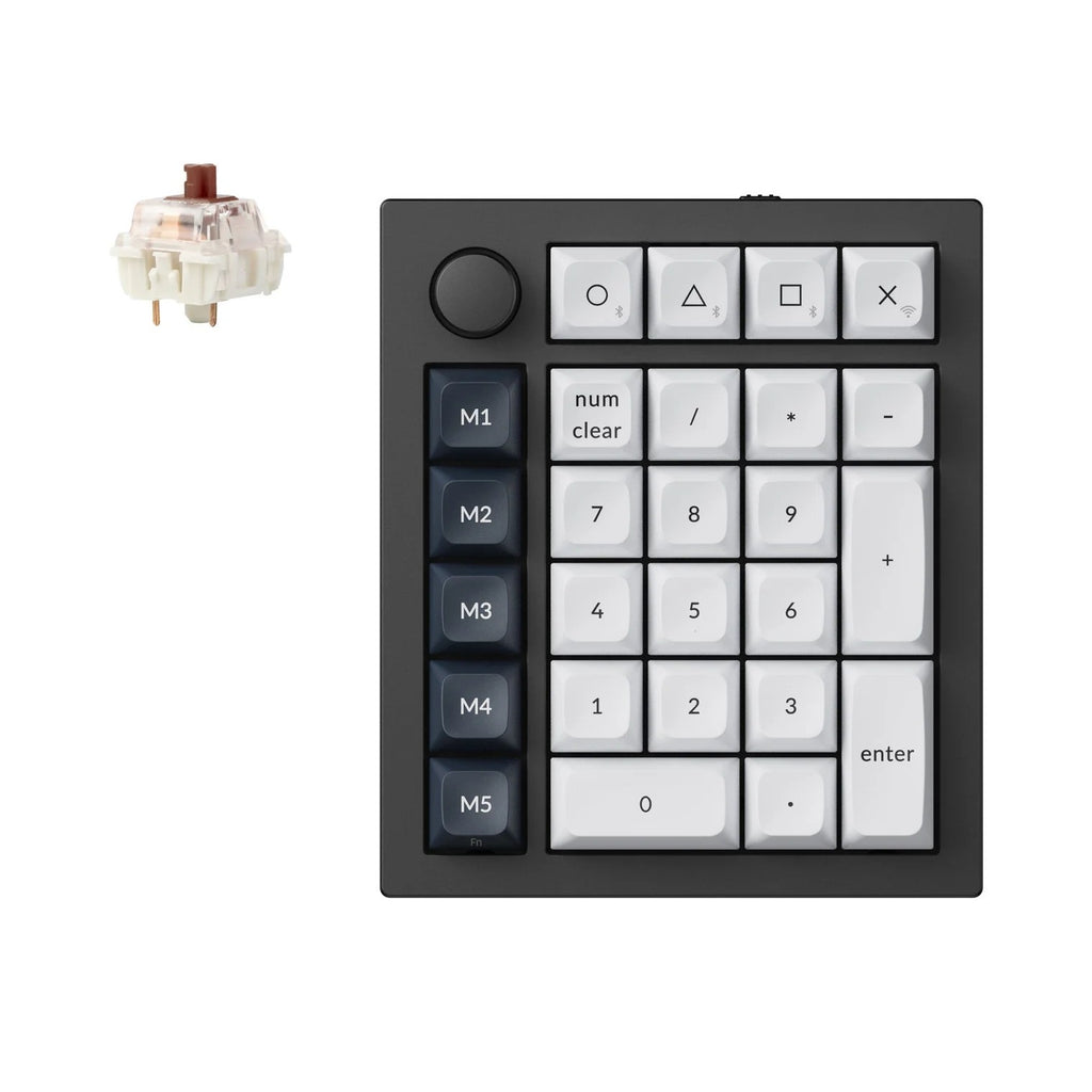 Keychron Q0 Max Wireless Number Pad (Black) (Gateron Jupiter Brown Switches)