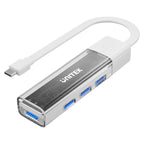 Unitek Bi-Directional Hub with Detachable Cable (White)