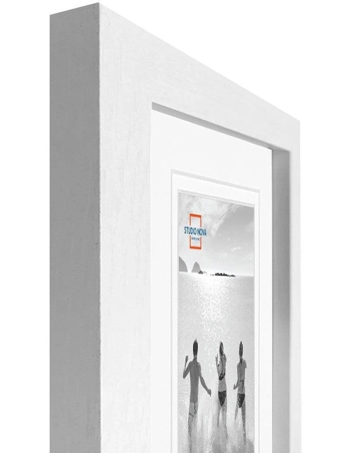 Gallery Wall Set - 8 White Photo Frames