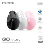 Fantech GO Comfy W195R Vertical Ergonomic Wireless Mouse (White)
