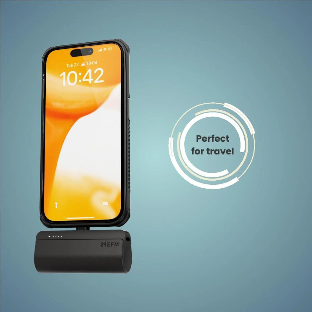 Damaged Box EFM Power On-The-Go 5K mAh Power Bank (Black)
