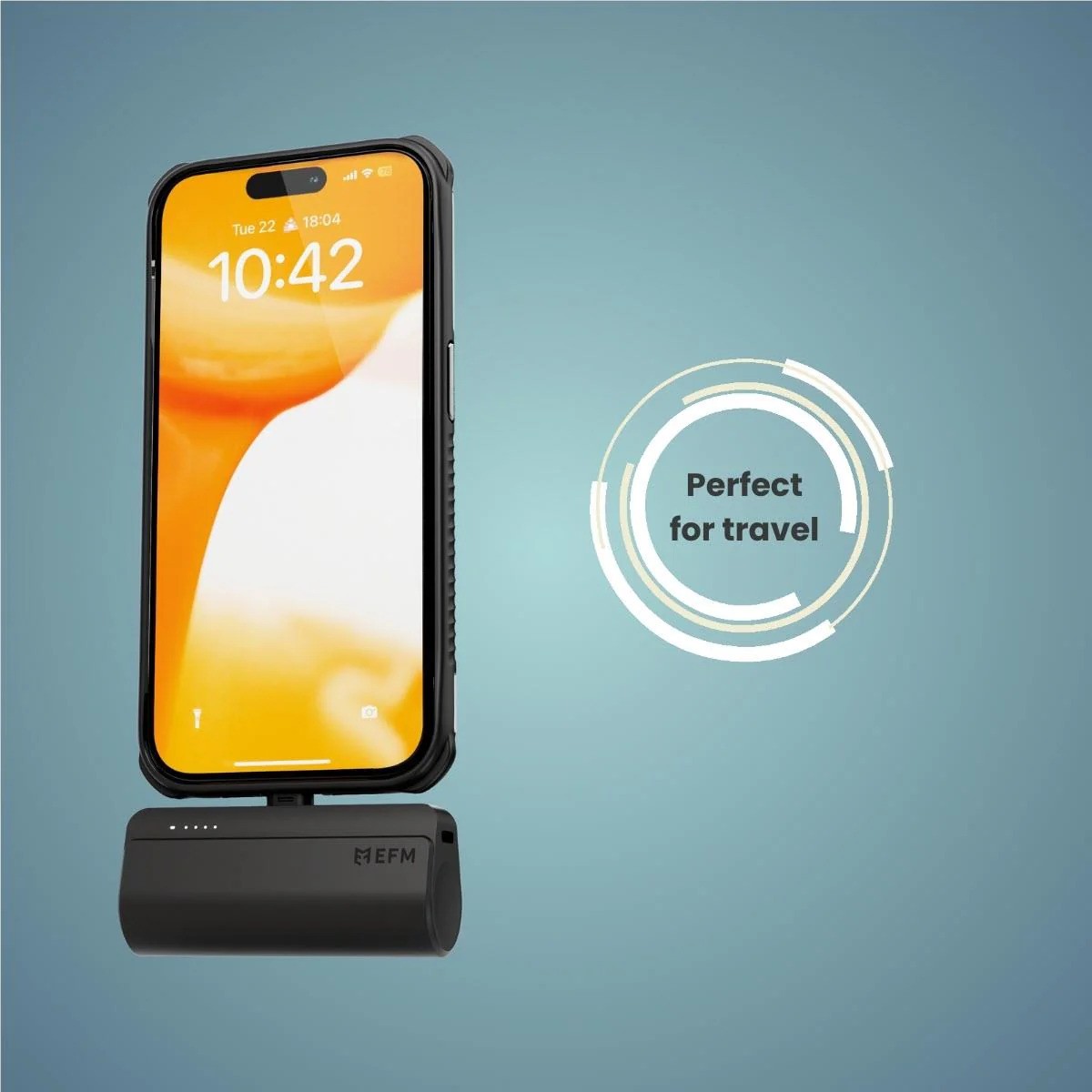 Damaged Box EFM Power On-The-Go 5K mAh Power Bank (Black)