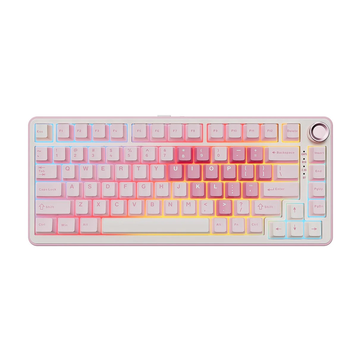 YUNZII B75 Pro 75% Mechanical Keyboard (Pink) (Cocoa Cream Switch