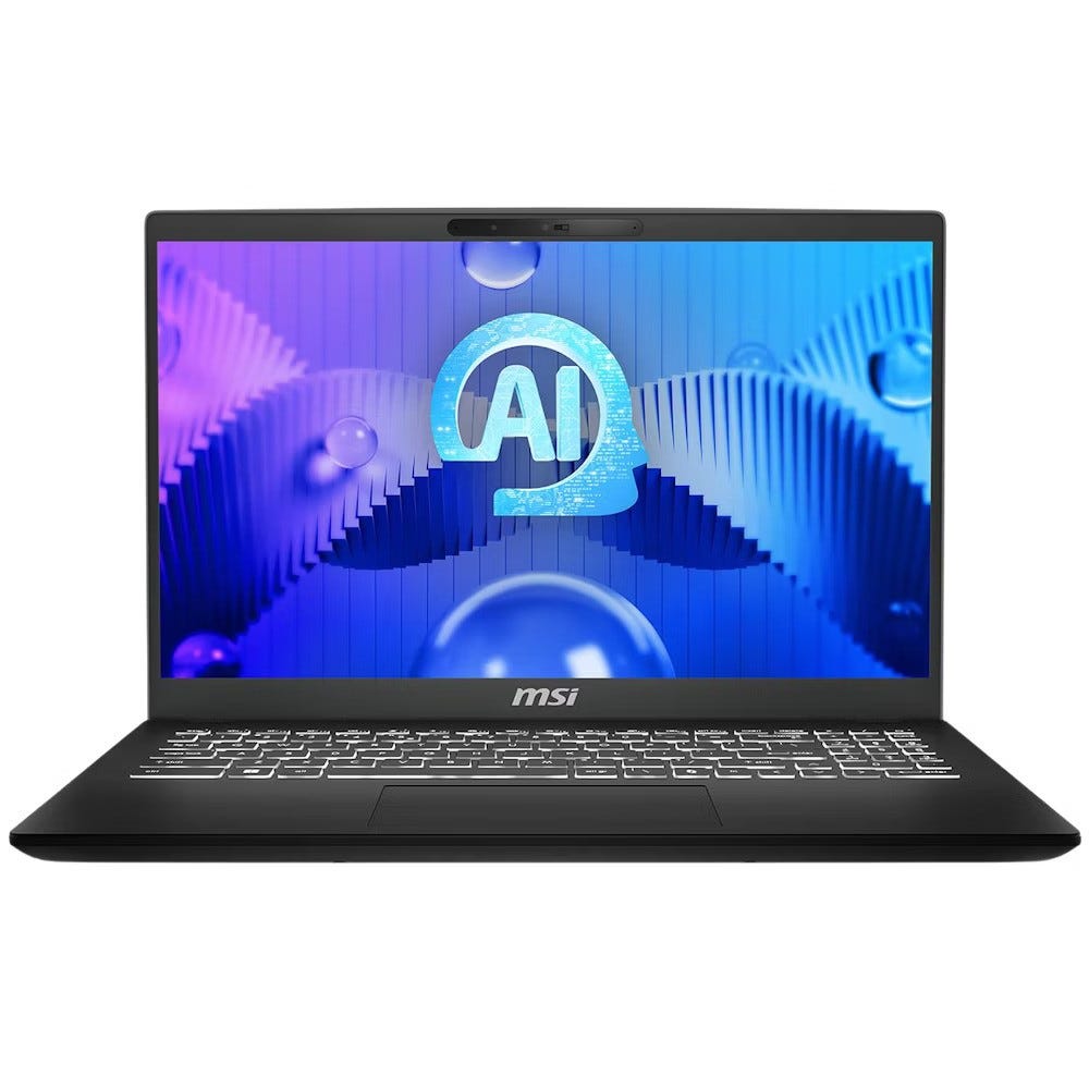 MSI Modern 15 H AI C1MG 15.6" Laptop with U7-155H 16GB 1TB SSD