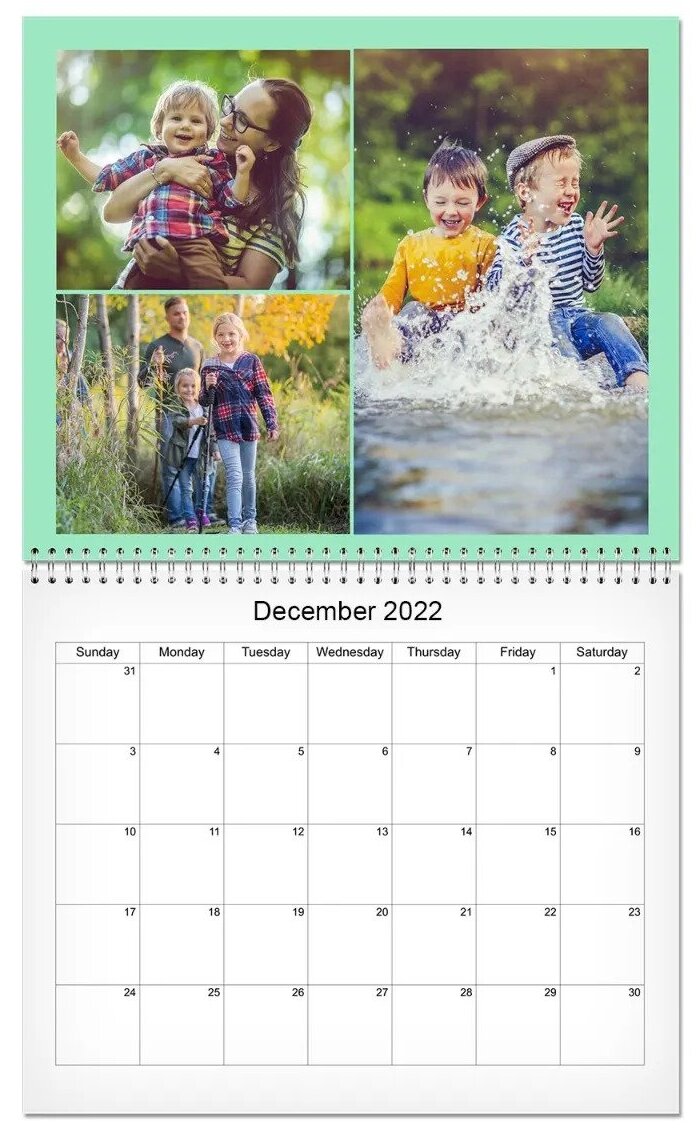 11x14" Personalised Calendar  