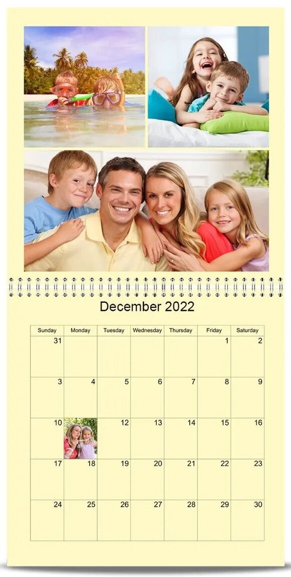 12x12" Personalised Wall Calendar 