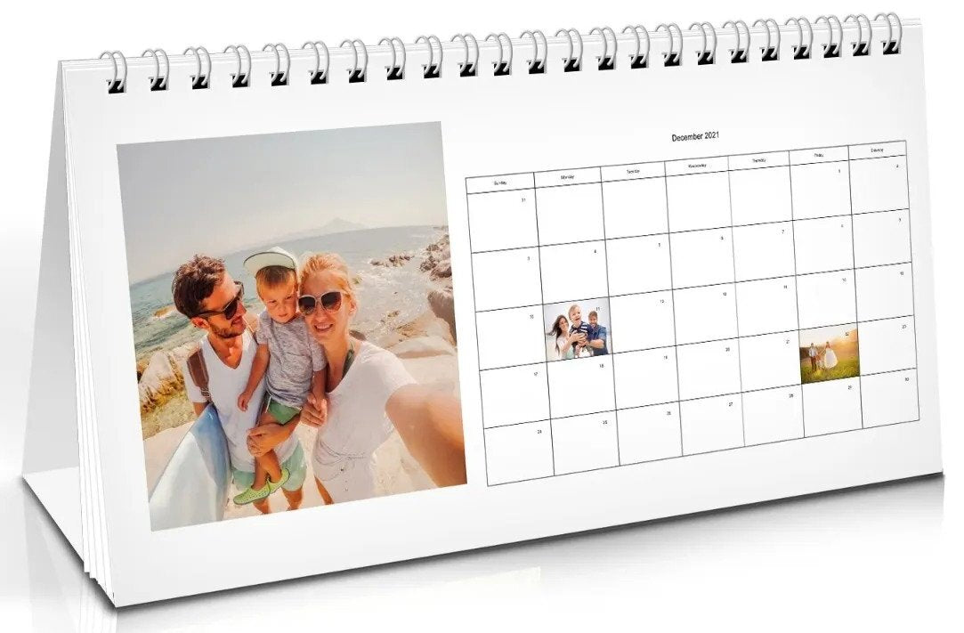 Personalised Desk Calendar - Medium 