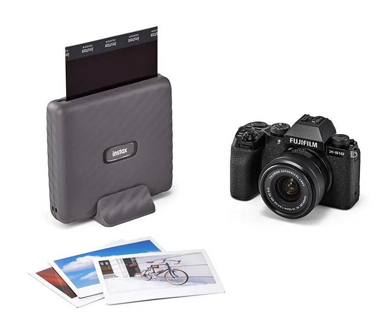 Fujifilm INSTAX Link WIDE Smartphone Printer - Mocha Gray
