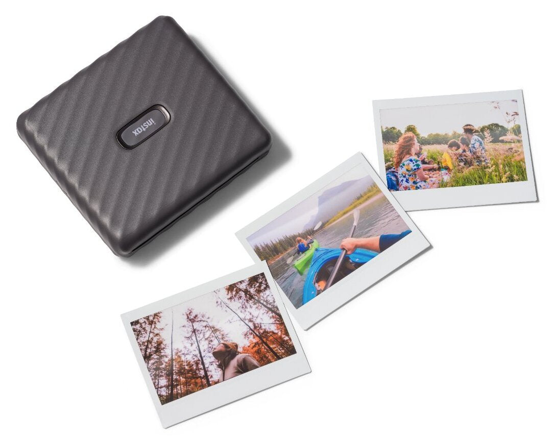 Fujifilm INSTAX Link WIDE Smartphone Printer - Mocha Gray