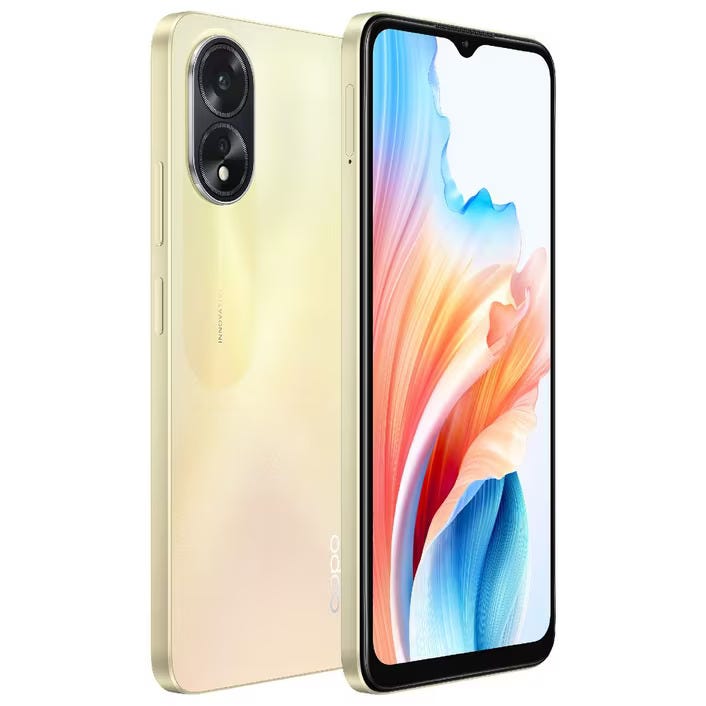 Oppo A38 128GB (Glowing Gold)  