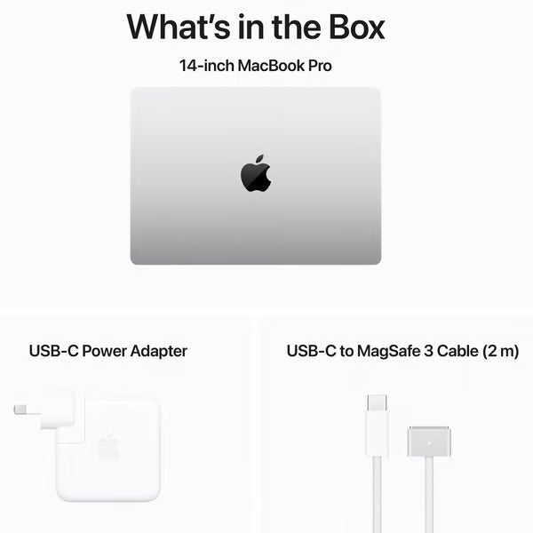 Open Box Apple Macbook Pro 14" with M3 8C CPU/10C GPU 8GB 512GB (Silver) EX DISPLAY