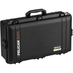 Pelican 1605 Air Case - Black with Padded Yellow Dividers