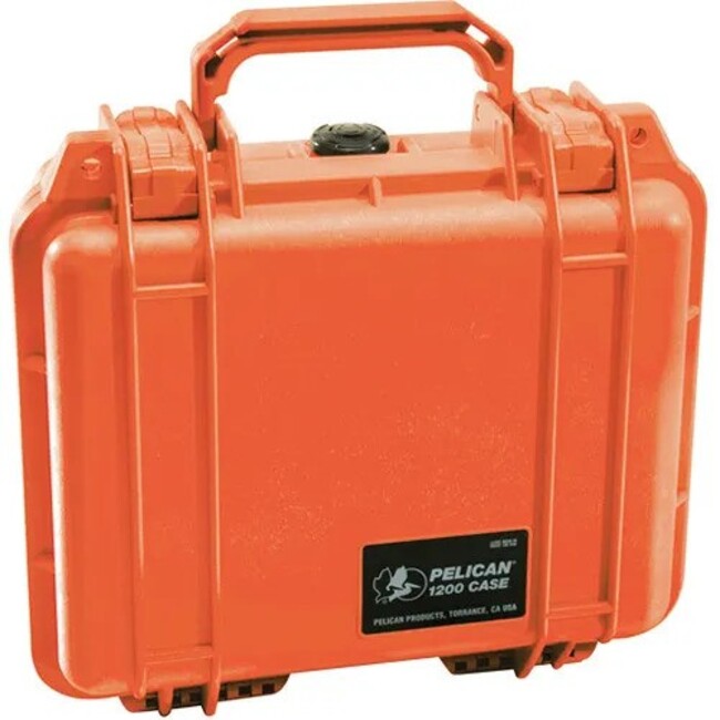 Pelican 1200 Case - Orange without Foam