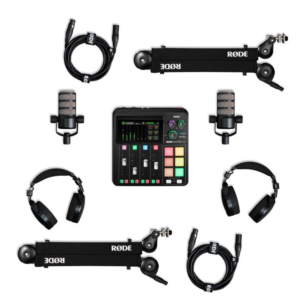 Rode RODECaster Duo Two-person Podcasting Bundle