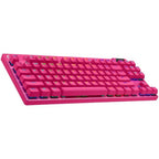 Logitech G PRO X TKL LIGHTSPEED Gaming Keyboard (Magenta)