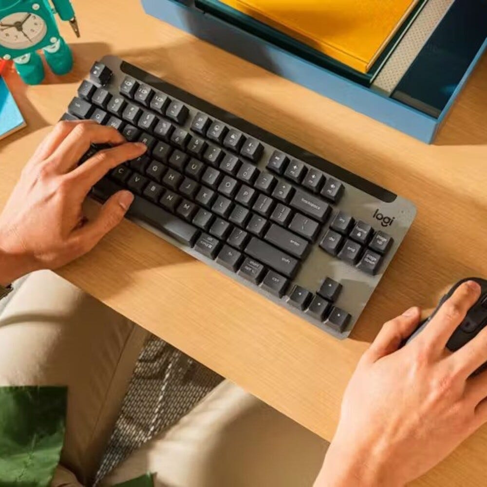 Logitech K855 Wireless Mechanical TKL Keyboard (Linear) (Graphite)
