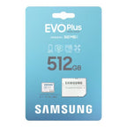 Samsung512GB Micro SDXC EVO Plus Gen2 Memory Card