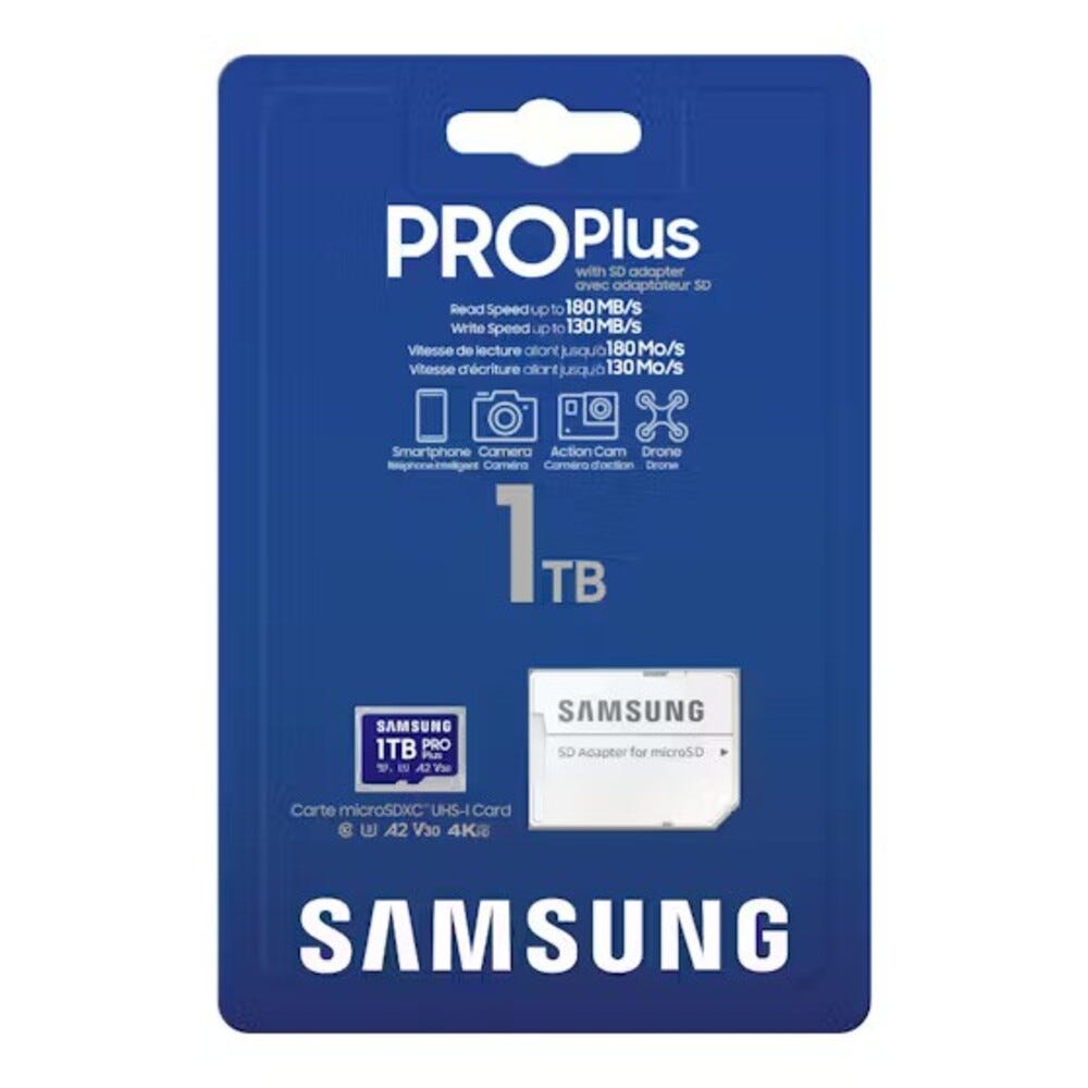 Samsung 1TB Micro SDXC Pro Plus Memory Card