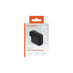 Cygnett PowerPlus 45W USB-C PD GaN Fast Wall Charger (Black) 