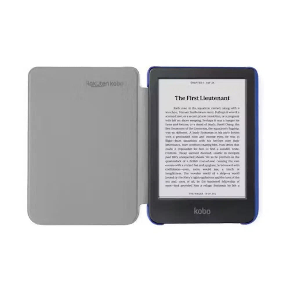 Kobo Clara Colour (Black) with SleepCover Case (Cobalt Blue)