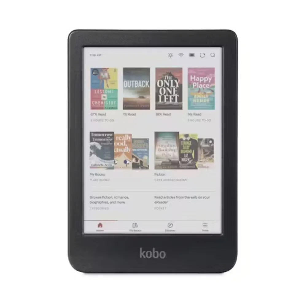 Kobo Clara Colour (Black) with SleepCover Case (Black)