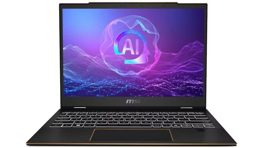 MSI Summit 13 AI Evo A2VMTG 13.3" Laptop with U7-258V 32GB 2TB SSD Touch