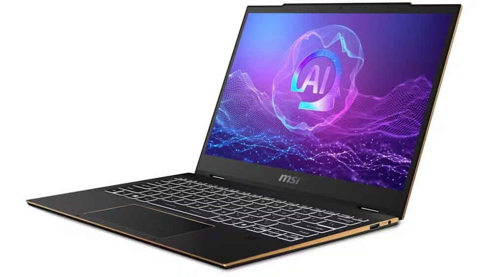 MSI Summit 13 AI Evo A2VMTG 13.3" Laptop with U7-258V 32GB 2TB SSD Touch