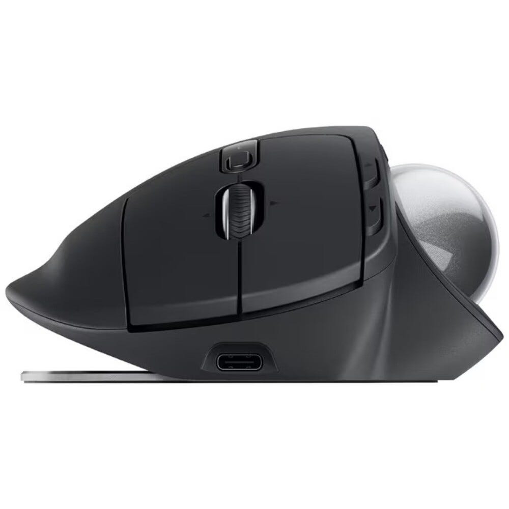 Logitech MX Ergo S Advanced Wireless Trackball Mouse (Graphite)