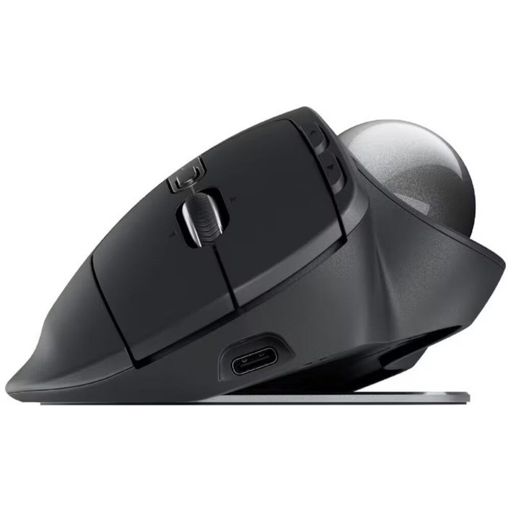 Logitech MX Ergo S Advanced Wireless Trackball Mouse (Graphite)