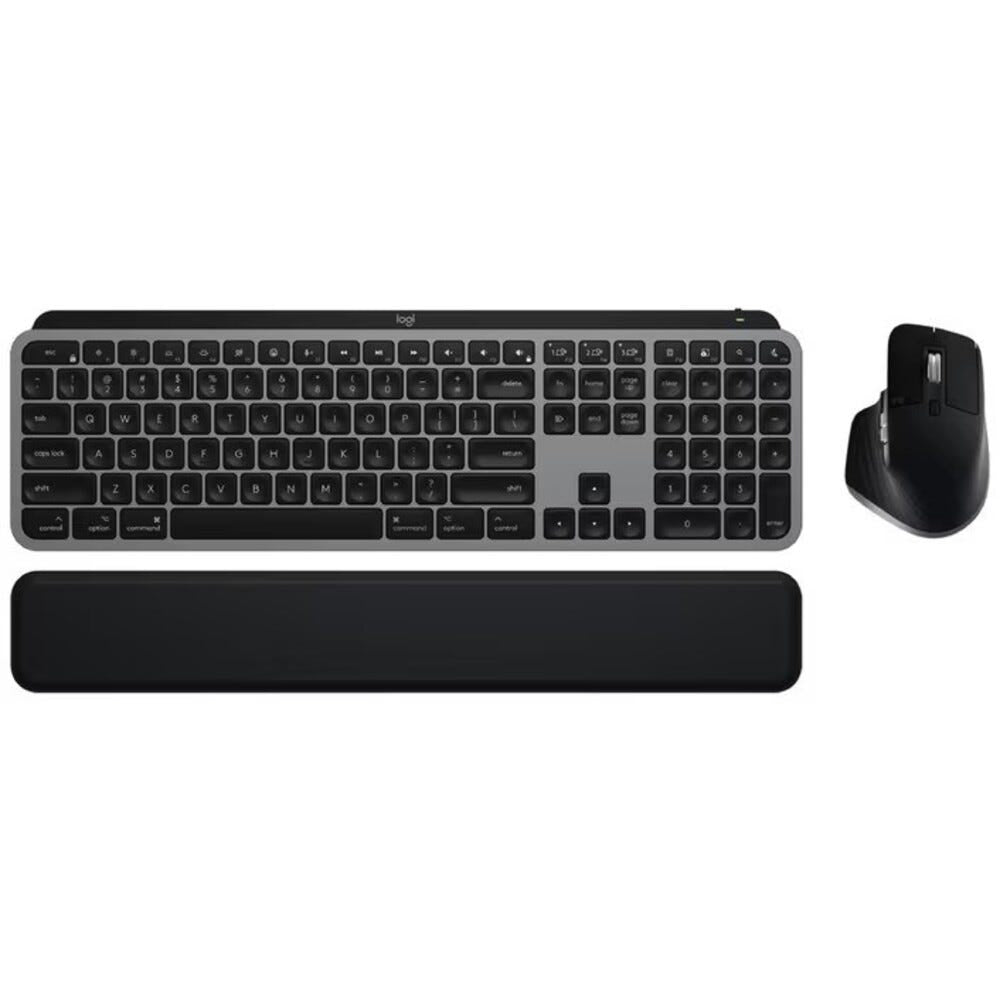 Logitech MX Keys S for Mac Keyboard and Mouse Combo (Space Grey