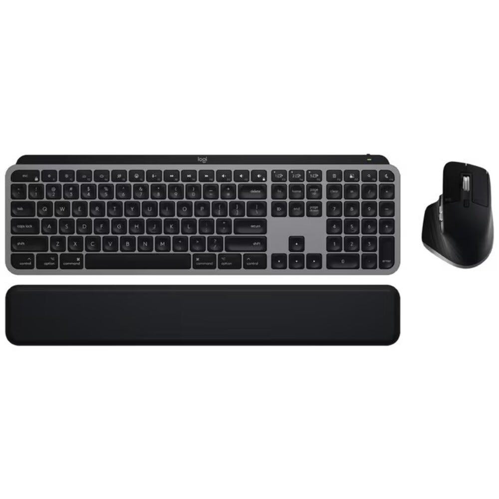 Logitech MX Keys S for Mac Keyboard and Mouse Combo (Space Grey