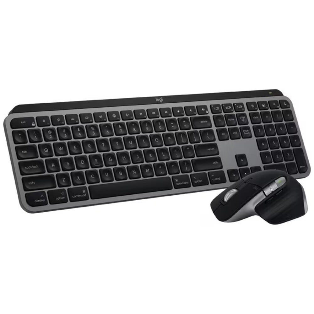 Logitech MX Keys S for Mac Keyboard and Mouse Combo (Space Grey