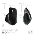 Logitech MX Keys S for Mac Keyboard and Mouse Combo (Space Grey
