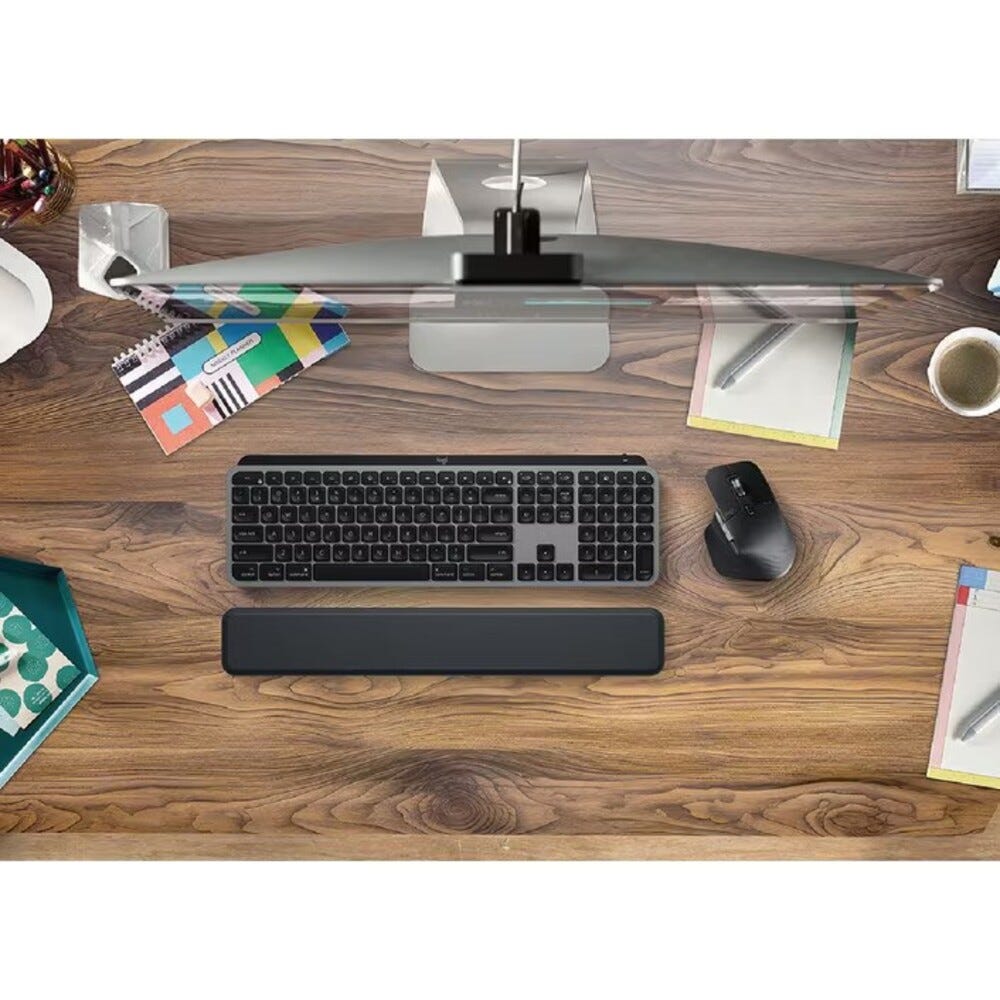 Logitech MX Keys S for Mac Keyboard and Mouse Combo (Space Grey