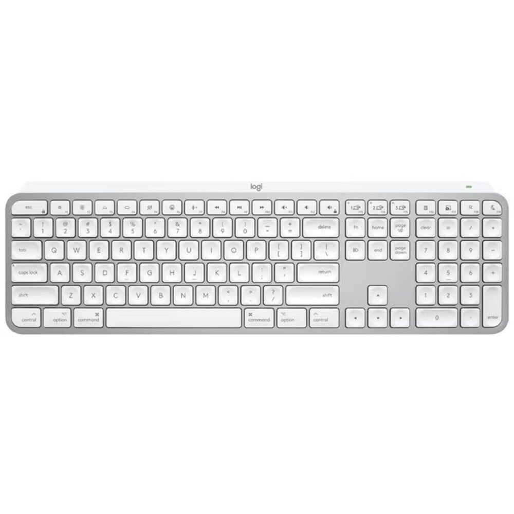 Logitech MX Keys S for Mac Wireless Keyboard (Pale Grey) 