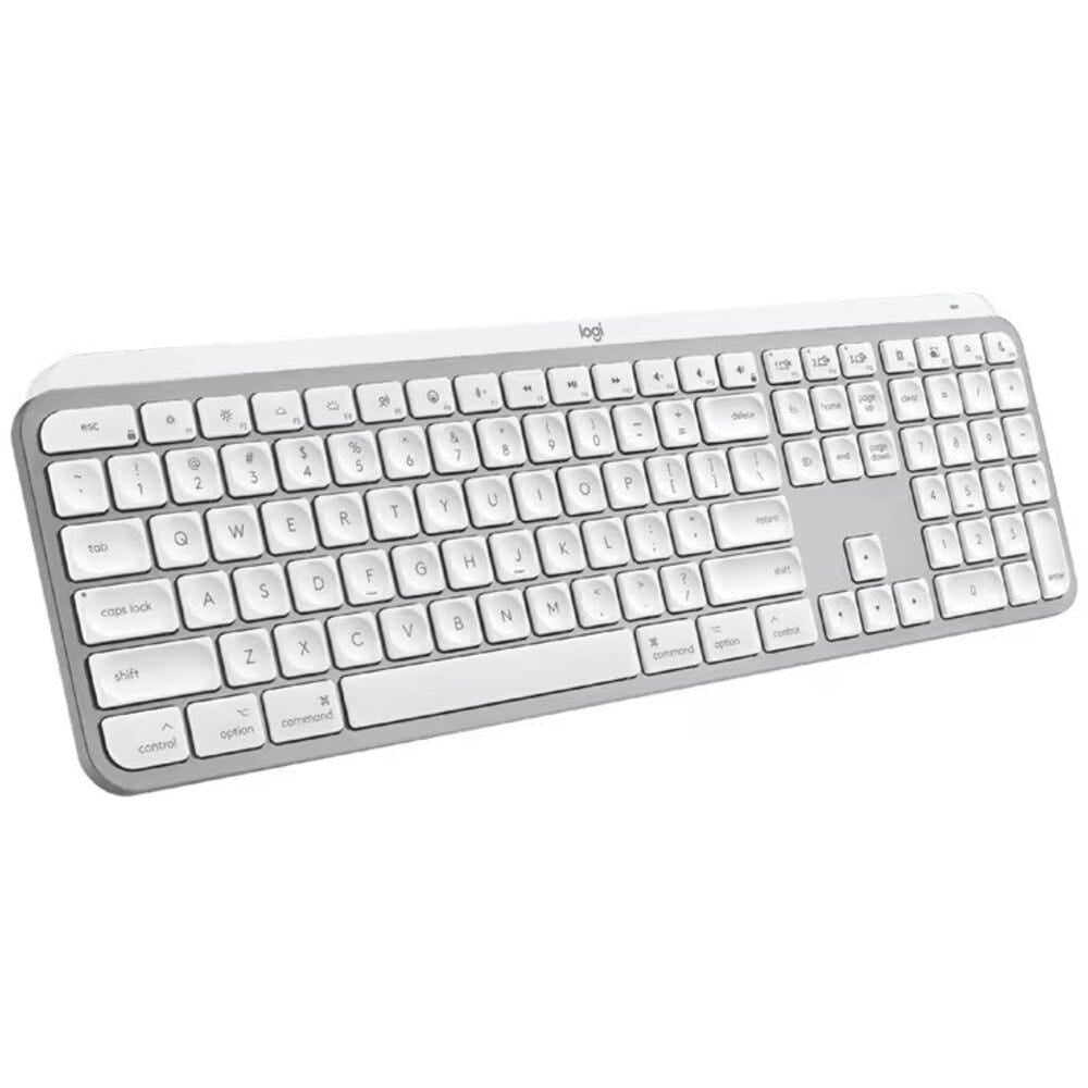 Logitech MX Keys S for Mac Wireless Keyboard (Pale Grey) 