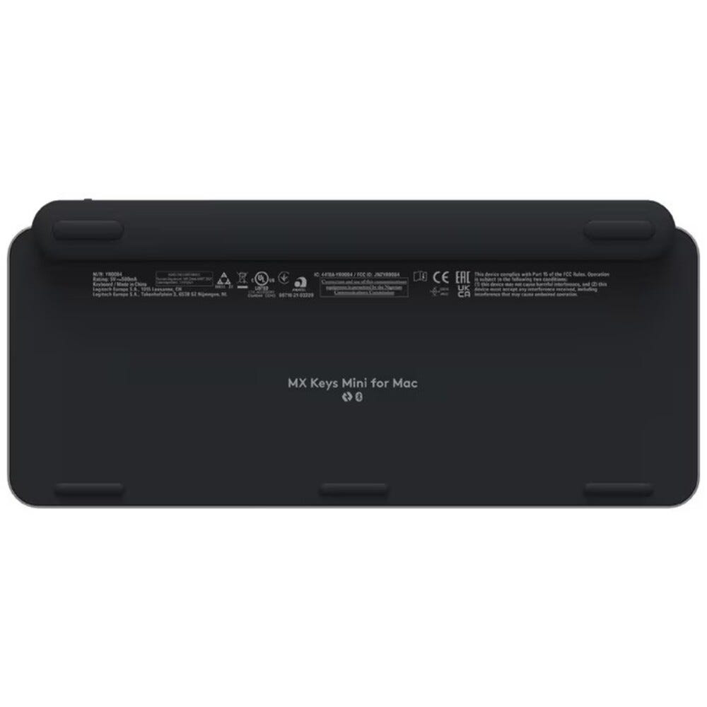 Logitech MX Keys Mini for Mac Wireless Keyboard (Space Grey) 