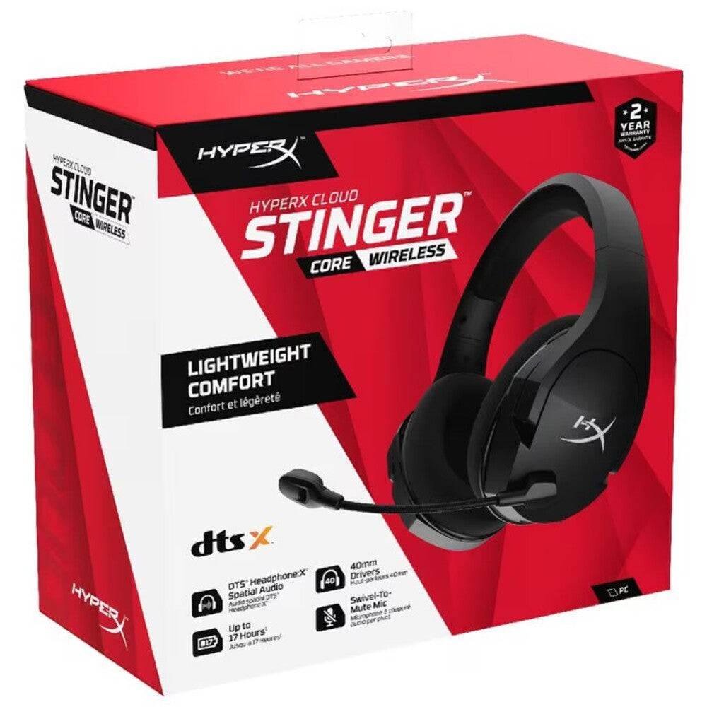 HyperX Cloud Stinger Core Wireless Gaming Headset (Black)