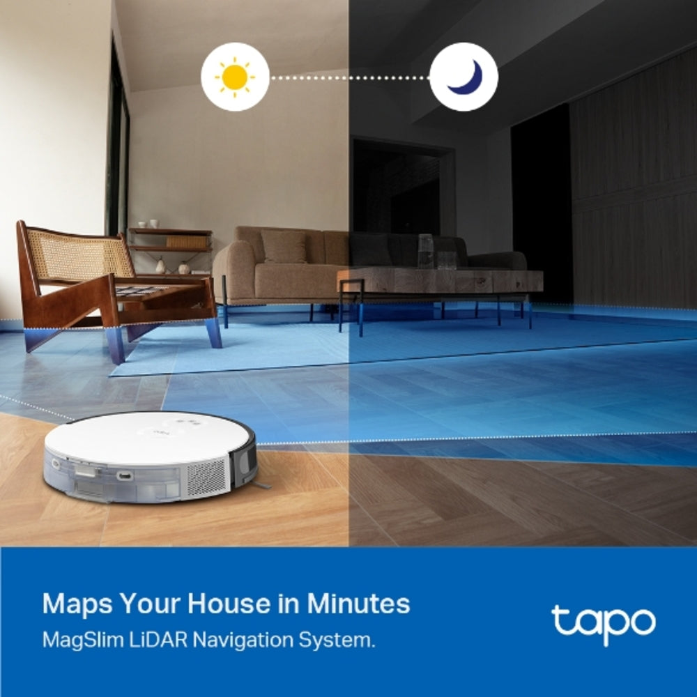 TP-Link Tapo RV20 Mop Plus Robot Vacuum Cleaner & Auto-Empty Dock + Mop