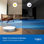 TP-Link Tapo RV20 Mop Plus Robot Vacuum Cleaner & Auto-Empty Dock + Mop