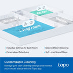TP-Link Tapo RV20 Mop Plus Robot Vacuum Cleaner & Auto-Empty Dock + Mop