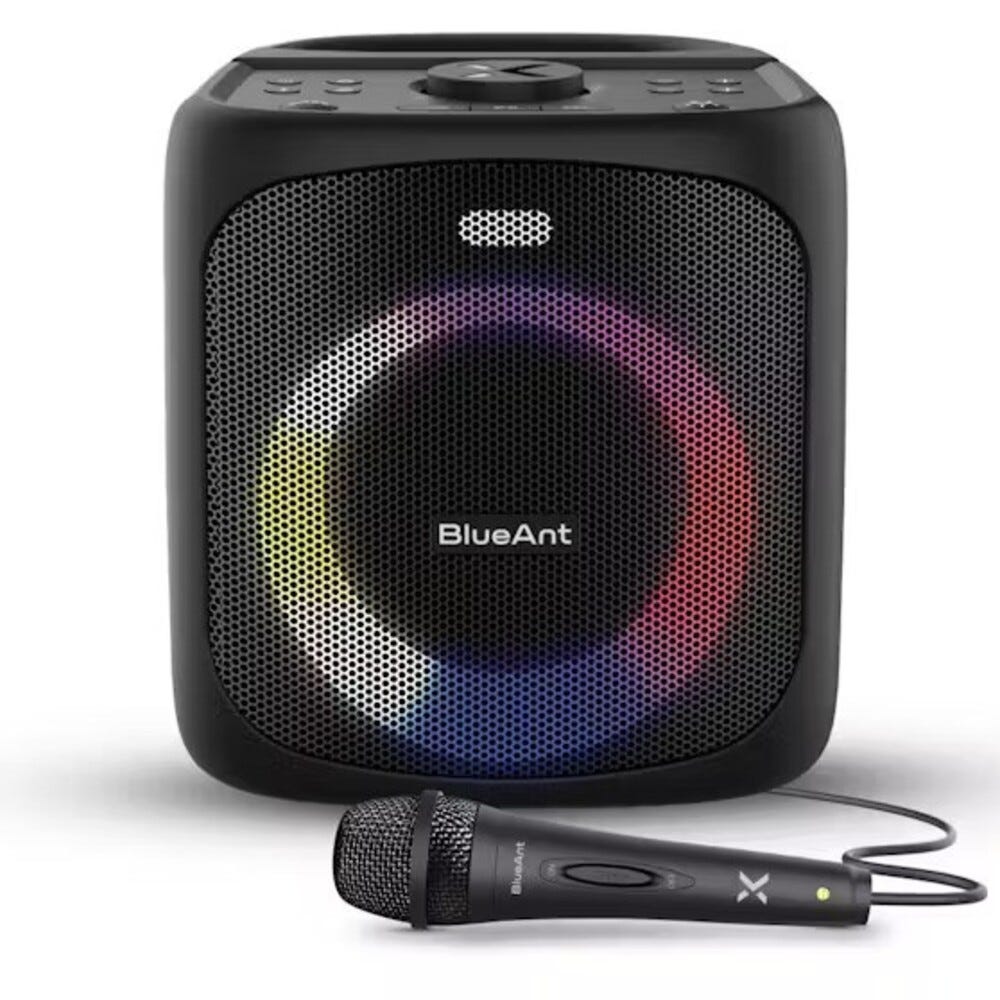 Open Box BlueAnt X4 Portable Bluetooth Mini Party Speaker